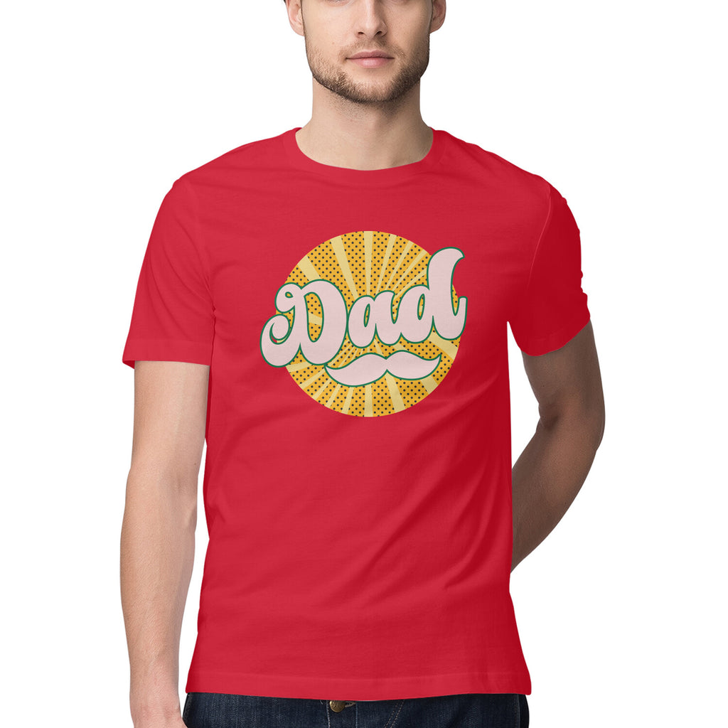 Men's Dad Design Printed T-Shirt