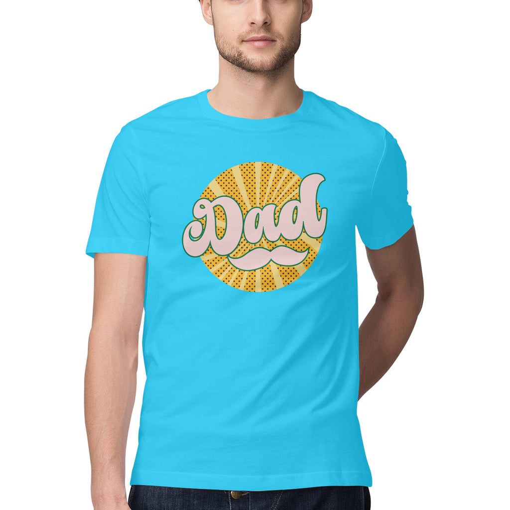 Men's Dad Design Printed T-Shirt