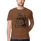 Men's This What An Awesome Dad Looks Like Design Printed T-Shirt