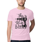 Men's This What An Awesome Dad Looks Like Design Printed T-Shirt