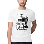 Men's This What An Awesome Dad Looks Like Design Printed T-Shirt