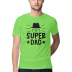 Men's Super Dad Design Printed T-Shirt