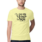 Men's Go Ask Your Mom Design Printed T-Shirt