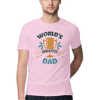 Men's World's Greatest Dad Design Printed T-Shirt