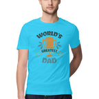 Men's World's Greatest Dad Design Printed T-Shirt