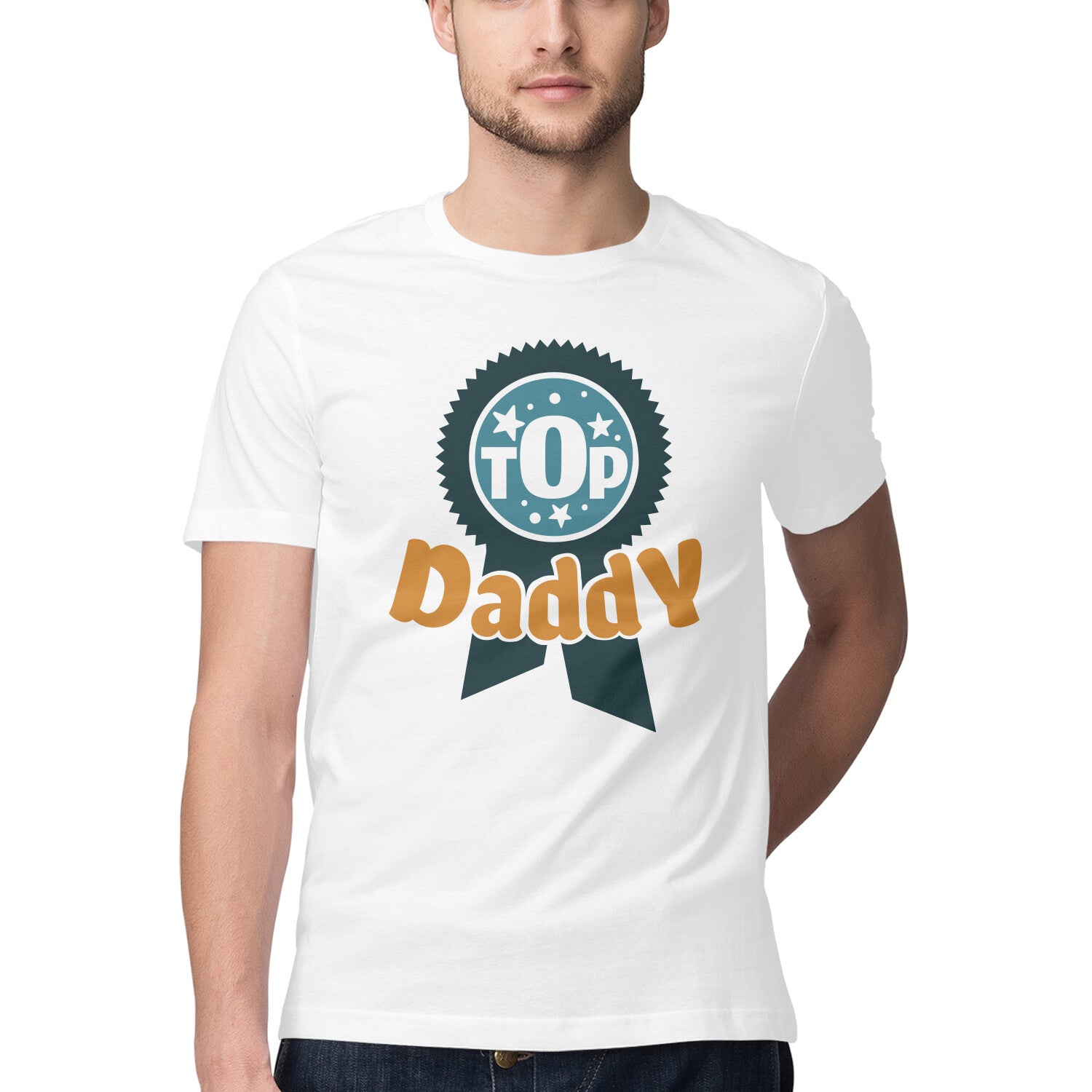Men's Top Daddy Design Printed T-Shirt