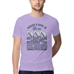 Men's Riding A Bike Is Like An Art Because You Feel Something Inside Design Printed T-Shirt