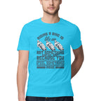 Men's Riding A Bike Is Like An Art Because You Feel Something Inside Design Printed T-Shirt