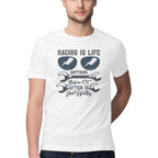 Men's Racino Is Life Design Printed T-Shirt