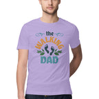 Men's The Walking Dad Design Printed T-Shirt