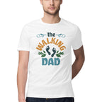 Men's The Walking Dad Design Printed T-Shirt