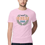 Men's Real Great Dad Design Printed T-Shirt