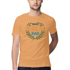 Men's Real Great Dad Design Printed T-Shirt