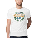 Men's Real Great Dad Design Printed T-Shirt