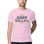 Men's Happy Father's Day Design Printed T-Shirt