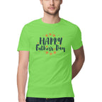 Men's Happy Father's Day Design Printed T-Shirt