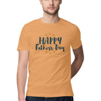 Men's Happy Father's Day Design Printed T-Shirt