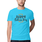 Men's Happy Father's Day Design Printed T-Shirt