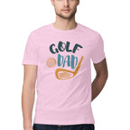 Men's Golf Dad Design Printed T-Shirt