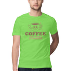 Men's Coffee The Vodka Of Morning Design Printed T-Shirt