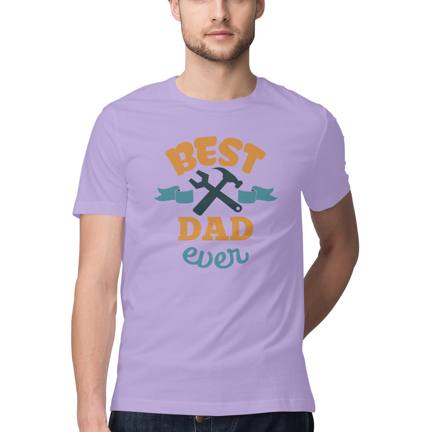 Men's Best Dad Ever Design Printed T-Shirt Secondary image