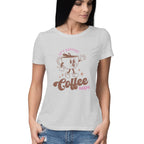 Women's Happiness Coffee Helps Graphics Printed T-Shirt