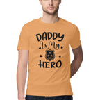 Men's Daddy Is My Hero Design Printed T-Shirt