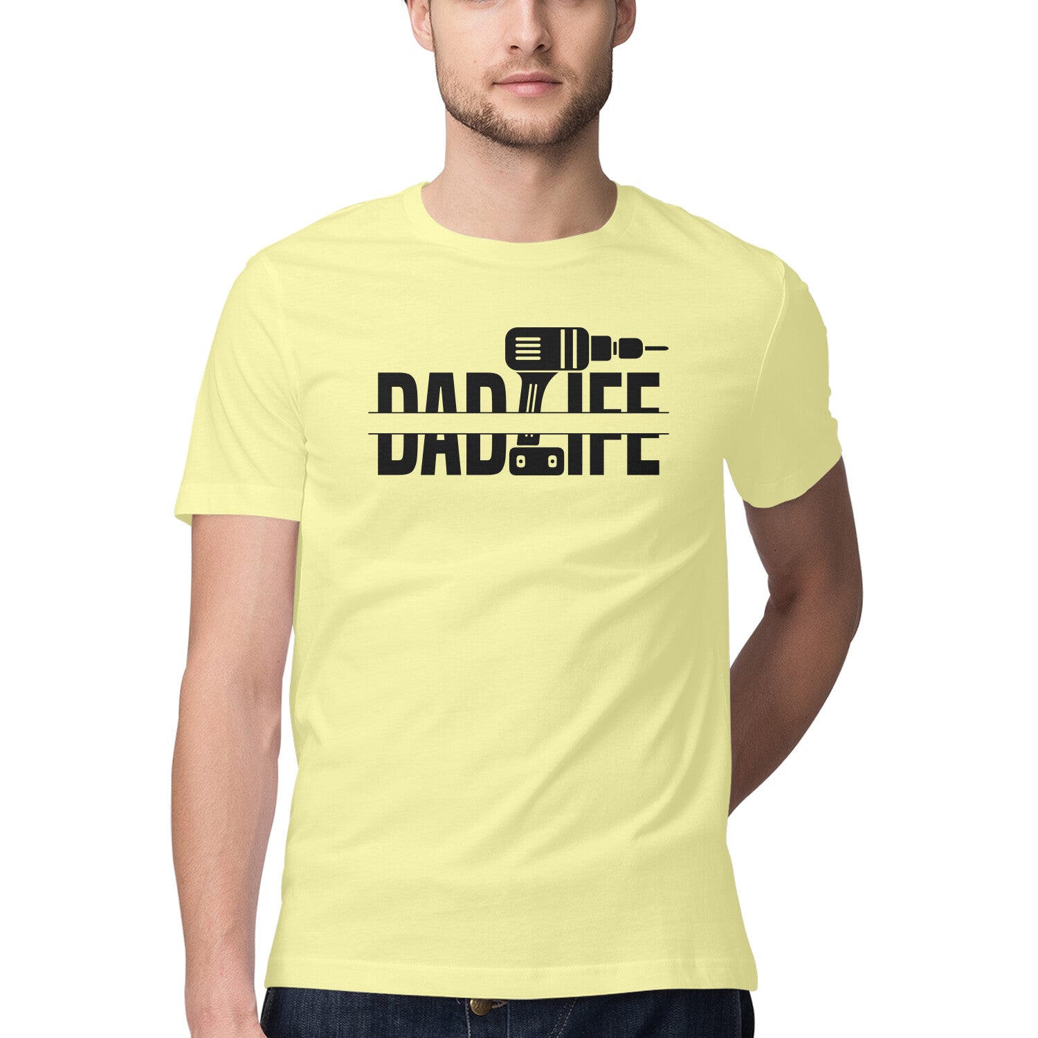 Men's Dad Life Design Printed T-Shirt