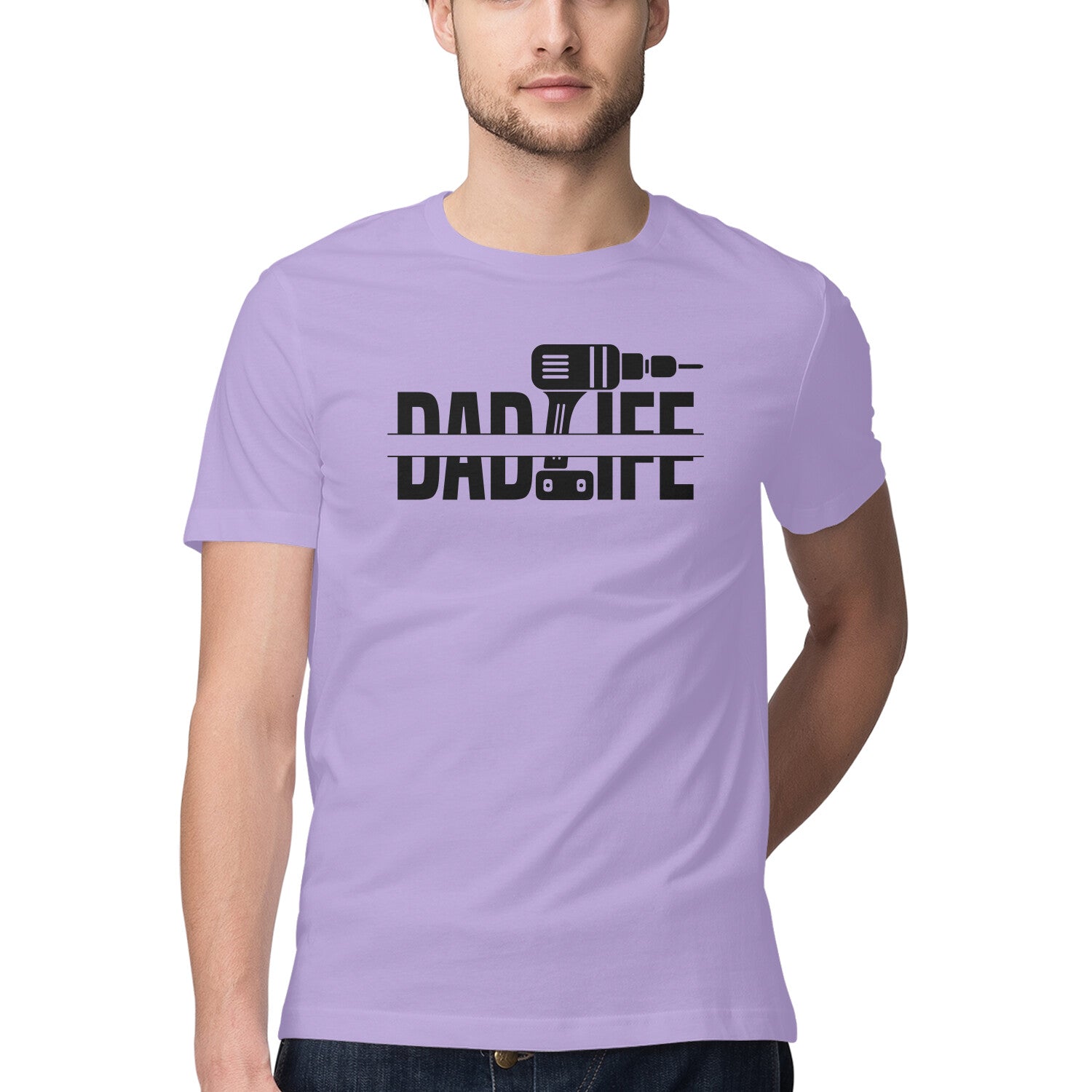 Men's Dad Life Design Printed T-Shirt