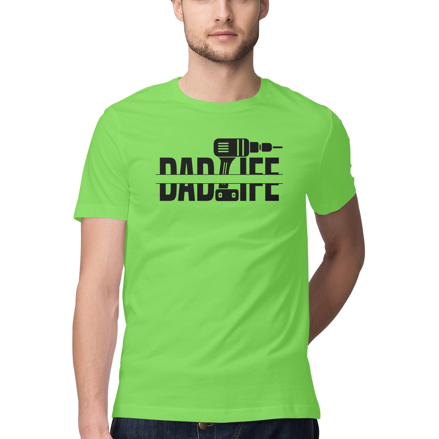 Men's Dad Life Design Printed T-Shirt