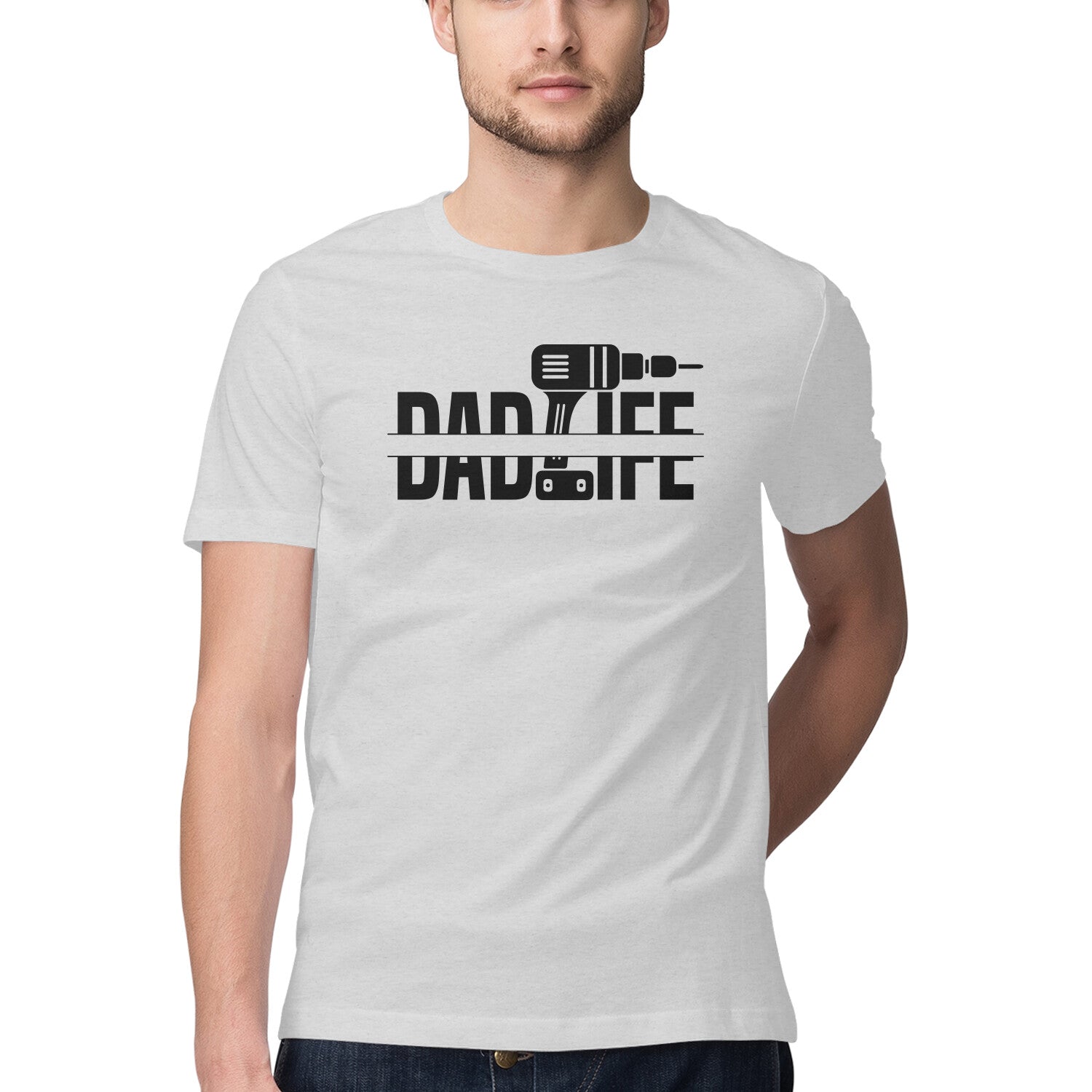 Men's Dad Life Design Printed T-Shirt