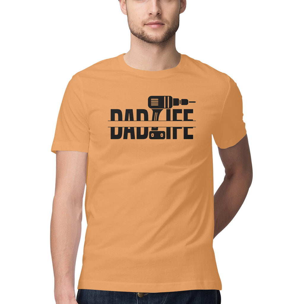 Men's Dad Life Design Printed T-Shirt