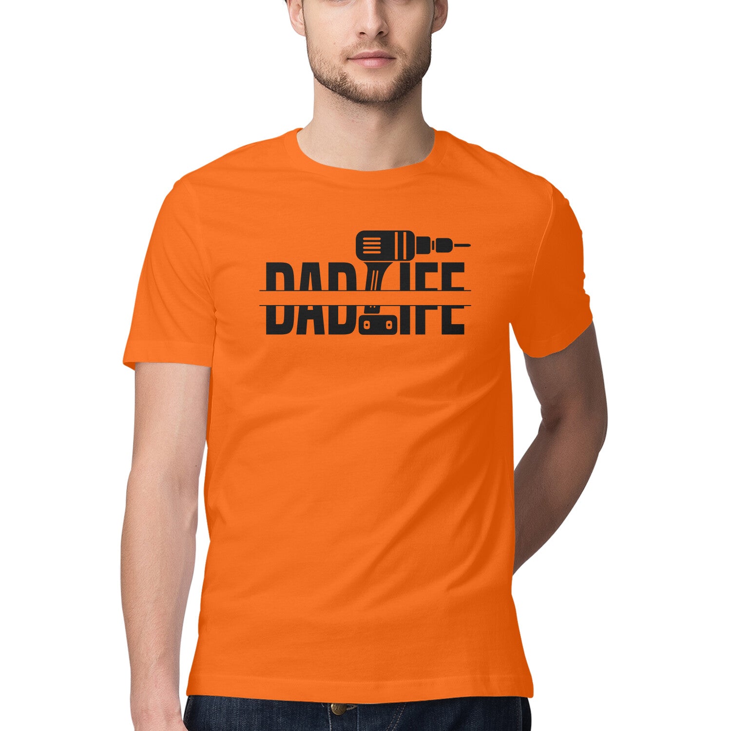 Men's Dad Life Design Printed T-Shirt