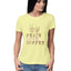 Women's Peace Love Happiness Graphics Printed T-Shirt