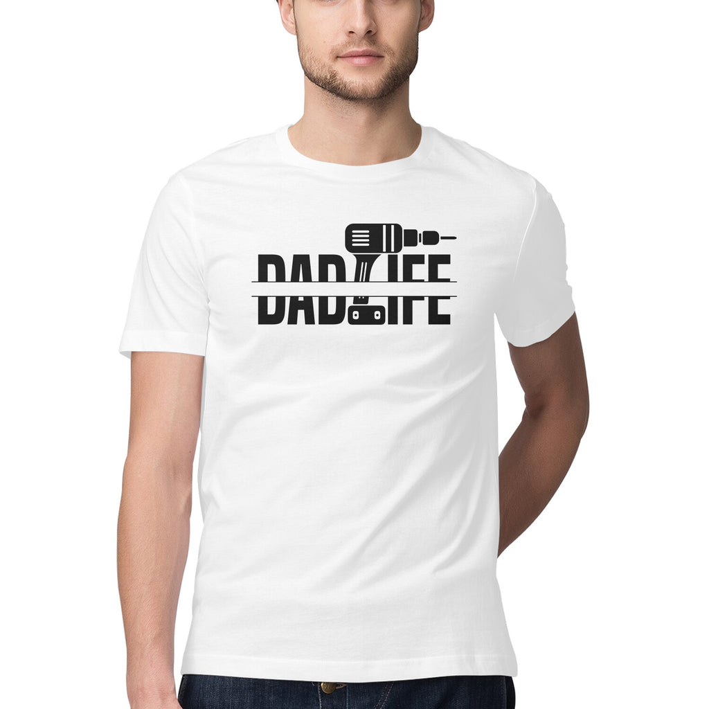 Men's Dad Life Design Printed T-Shirt
