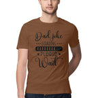 Men's Dad Joke Loading Please Wait Design Printed T-Shirt