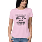 Women's Web Designer Design Printed T-Shirt