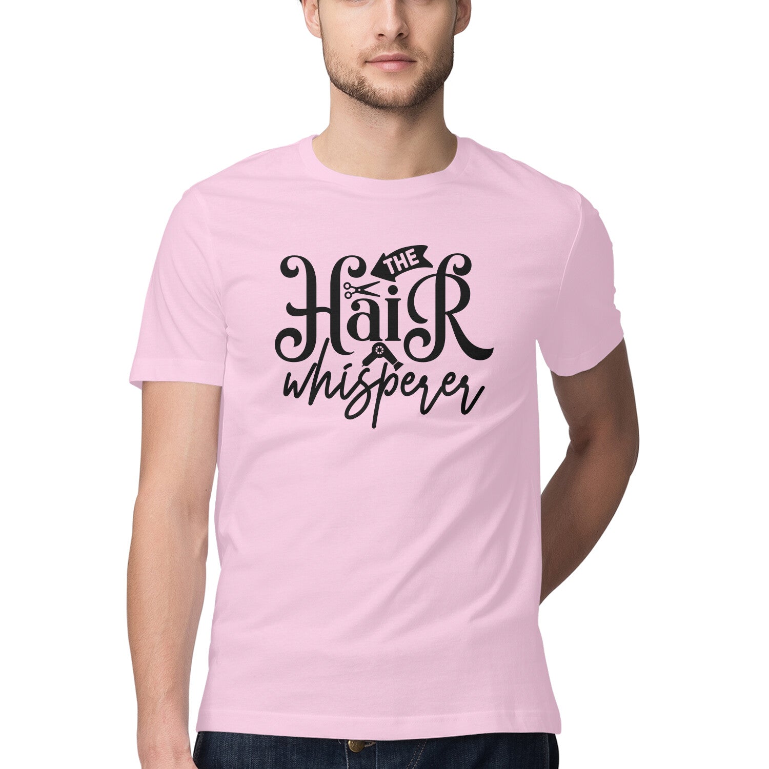 Men's The Hair Whisperer Design Printed T-Shirt