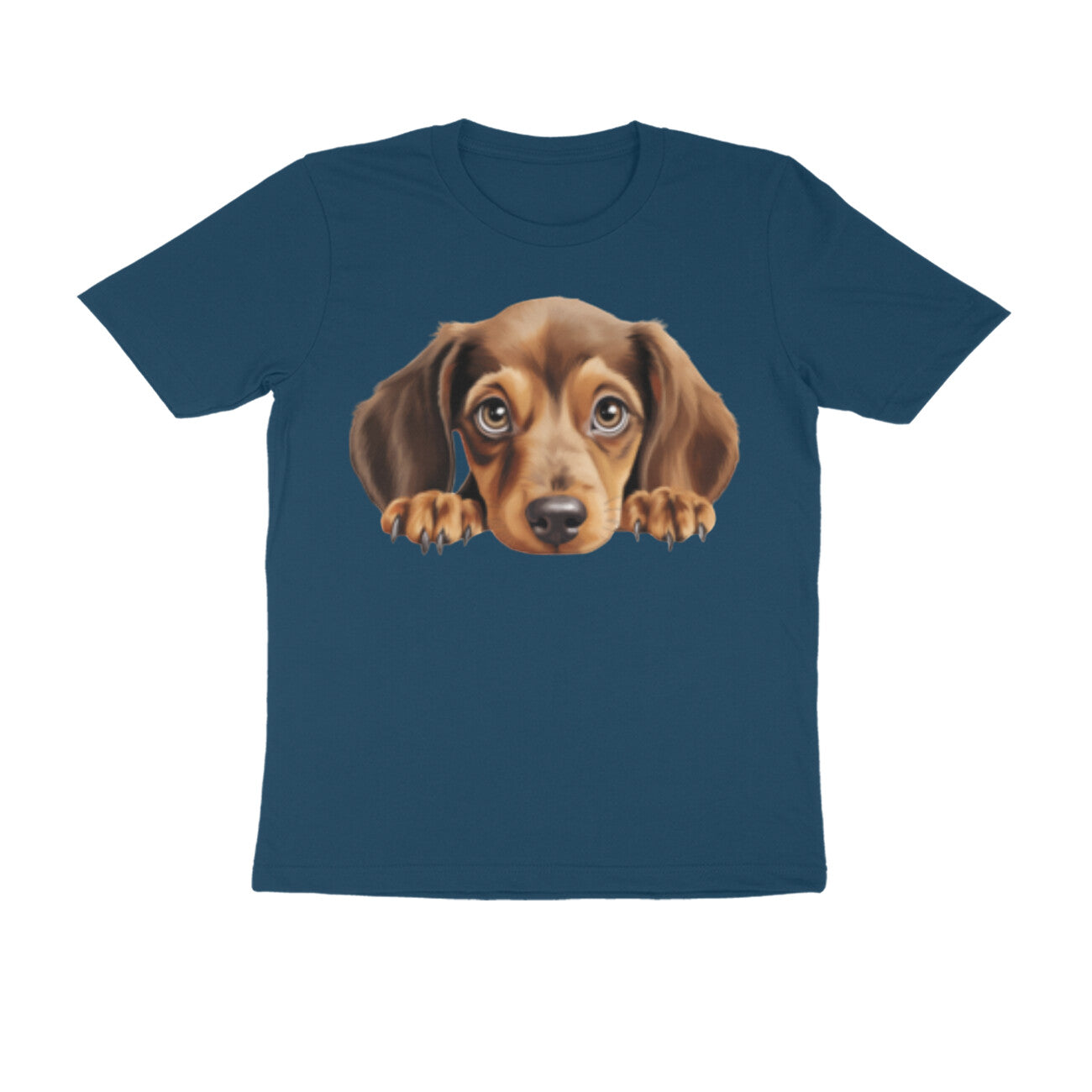 Men’s Regular T-Shirt –  Puppy Portrait
