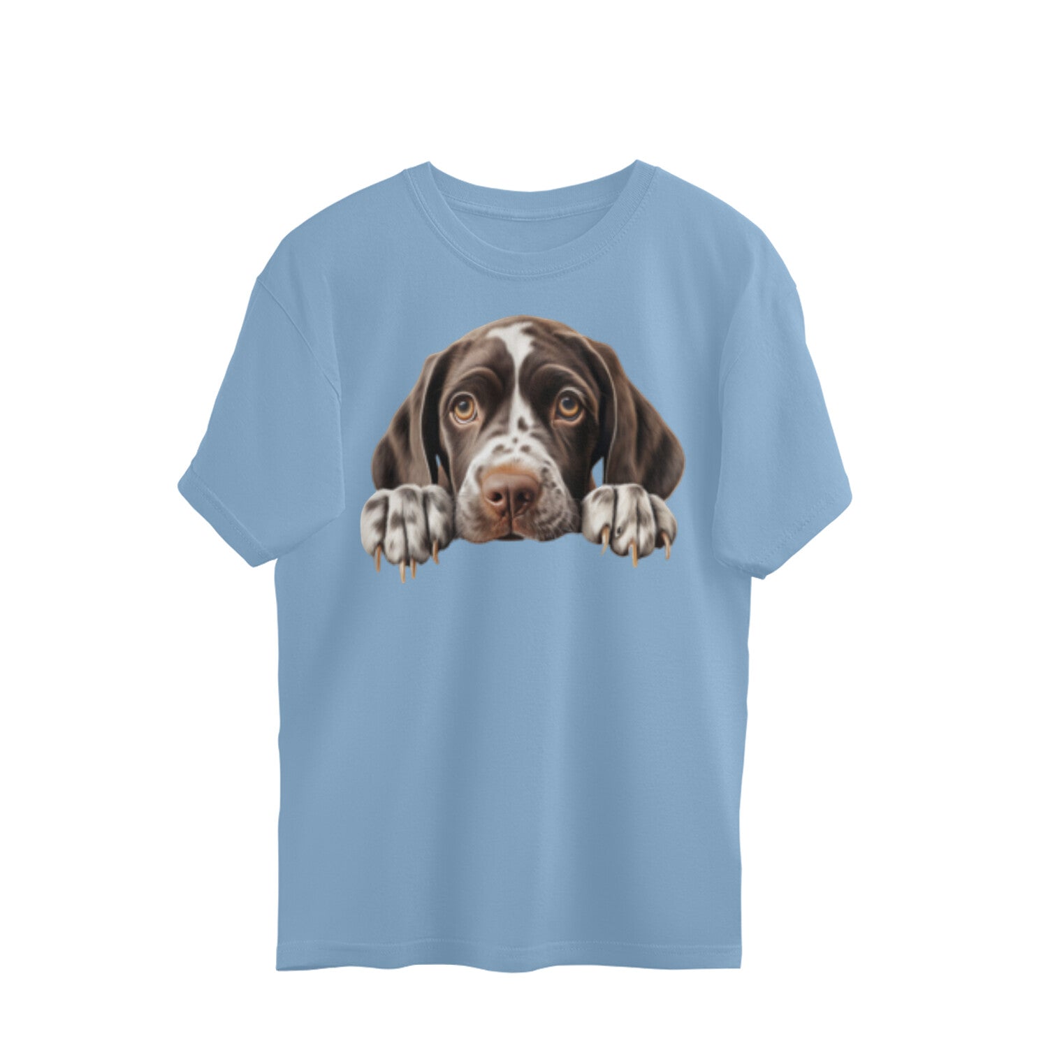 Mens Oversize T-Shirt Peeping Dog Graphic Print Secondary image