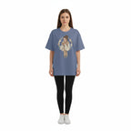 Women's Oversize Printed T shirt Cup of Calm