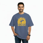 Men's Oversize T-Shirt ALL I WANT TO DO IS DANCE Graphic Print