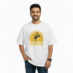 Men's Oversize T-Shirt ALL I WANT TO DO IS DANCE Graphic Print