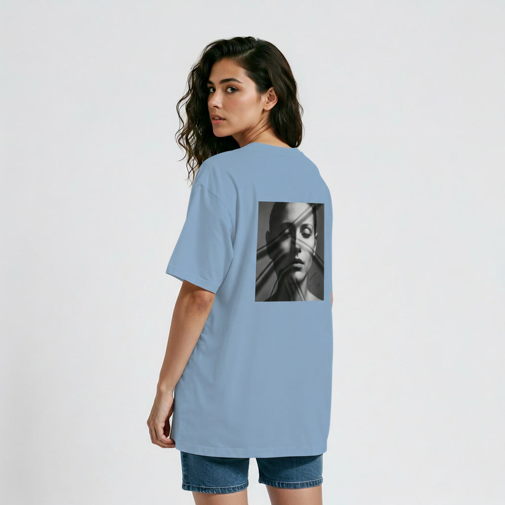 Women’s Oversized T-Shirt – Shadow Portrait
