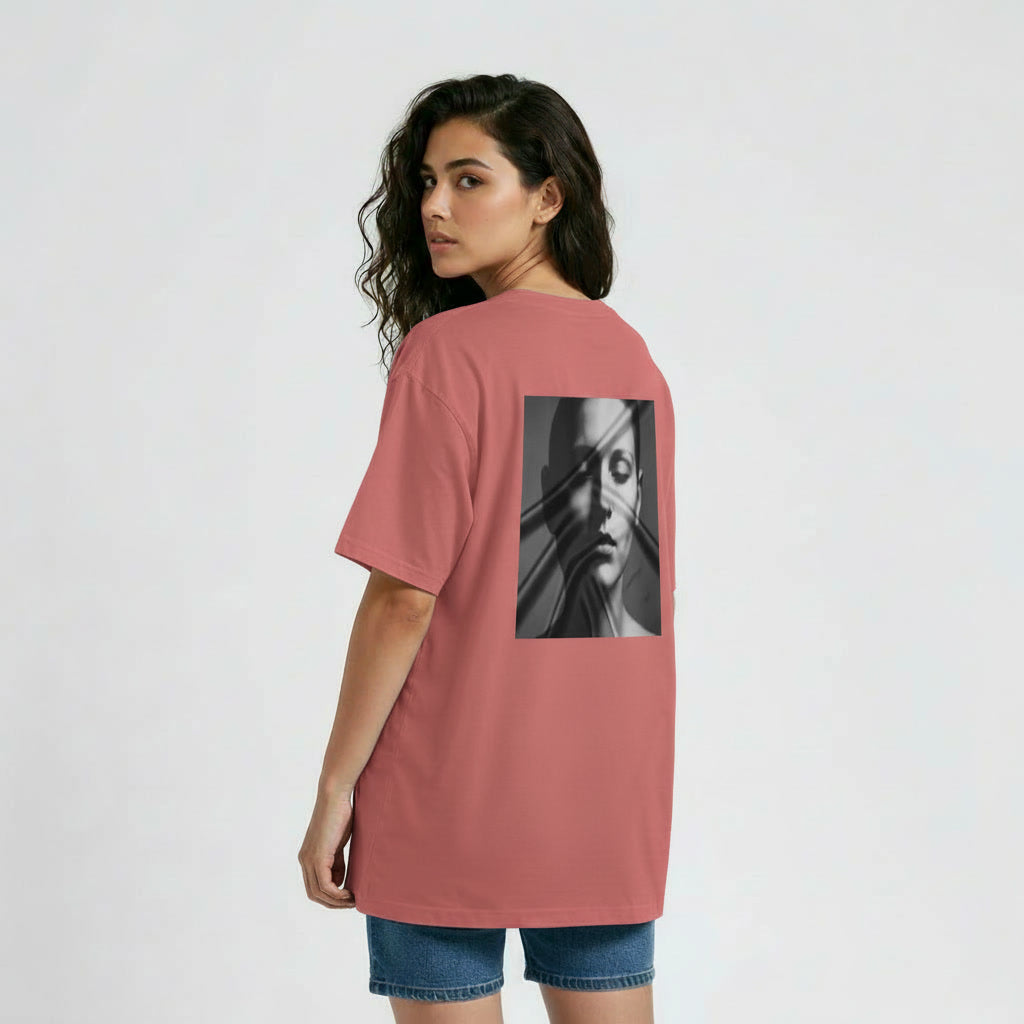 Women’s Oversized T-Shirt – Shadow Portrait