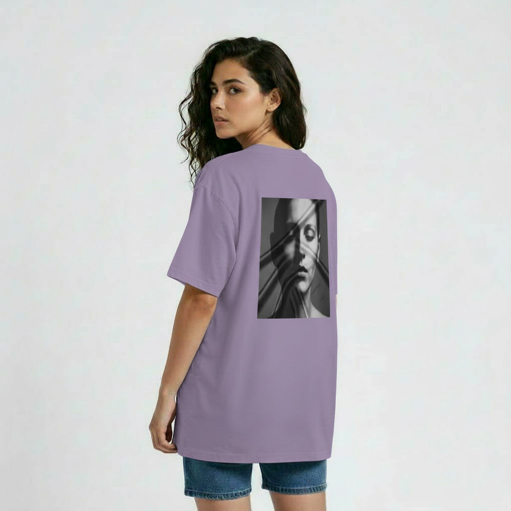 Women’s Oversized T-Shirt – Shadow Portrait