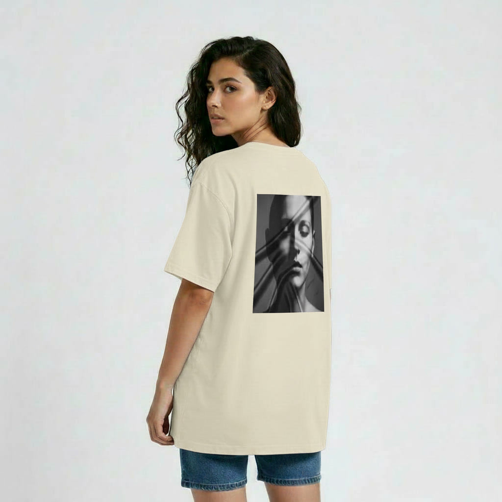 Women’s Oversized T-Shirt – Shadow Portrait
