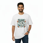 Men's Oversize T-Shirt BORN TO BE WILD Graphic Print