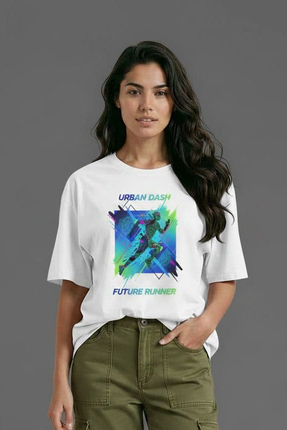 Women's Oversized T-Shirt-Urban Dash Main image