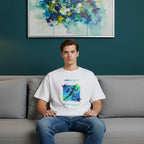 Men's Oversized T-Shirt-Urban Dash